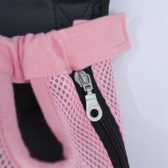 Portable Pet Carrier Backpack, Adjustable Pet Front Cat Dog Carrier Backpack Travel Bag for Small Medium Dogs Cats Puppies, Cat Backpack Carrier for Hiking Cycling (J, S)