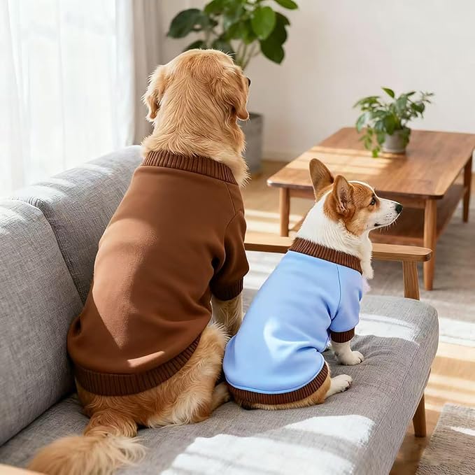 Custom Dog Hoodie, Personalized Sweatshirt with Photo Text Name Logo, Customized Hooded Sweater for Small Medium Large Dogs & Cats (Coffee, XXX-Large)