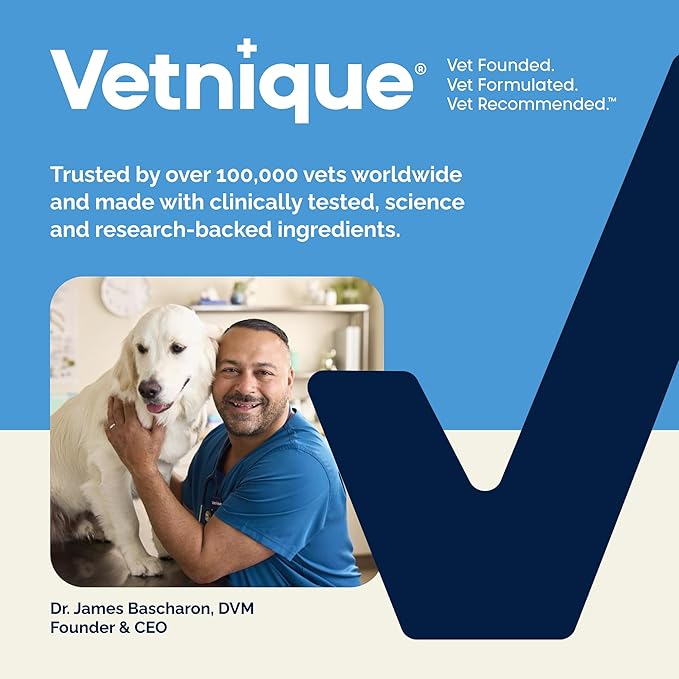 Vetnique Glandex Dog Fiber Supplement Powder for Anal Glands with Pumpkin, Digestive Enzymes & Probiotics - Vet Recommended (Regular or Advanced Strength) - Boot The Scoot (5.5 oz, Pork Liver)
