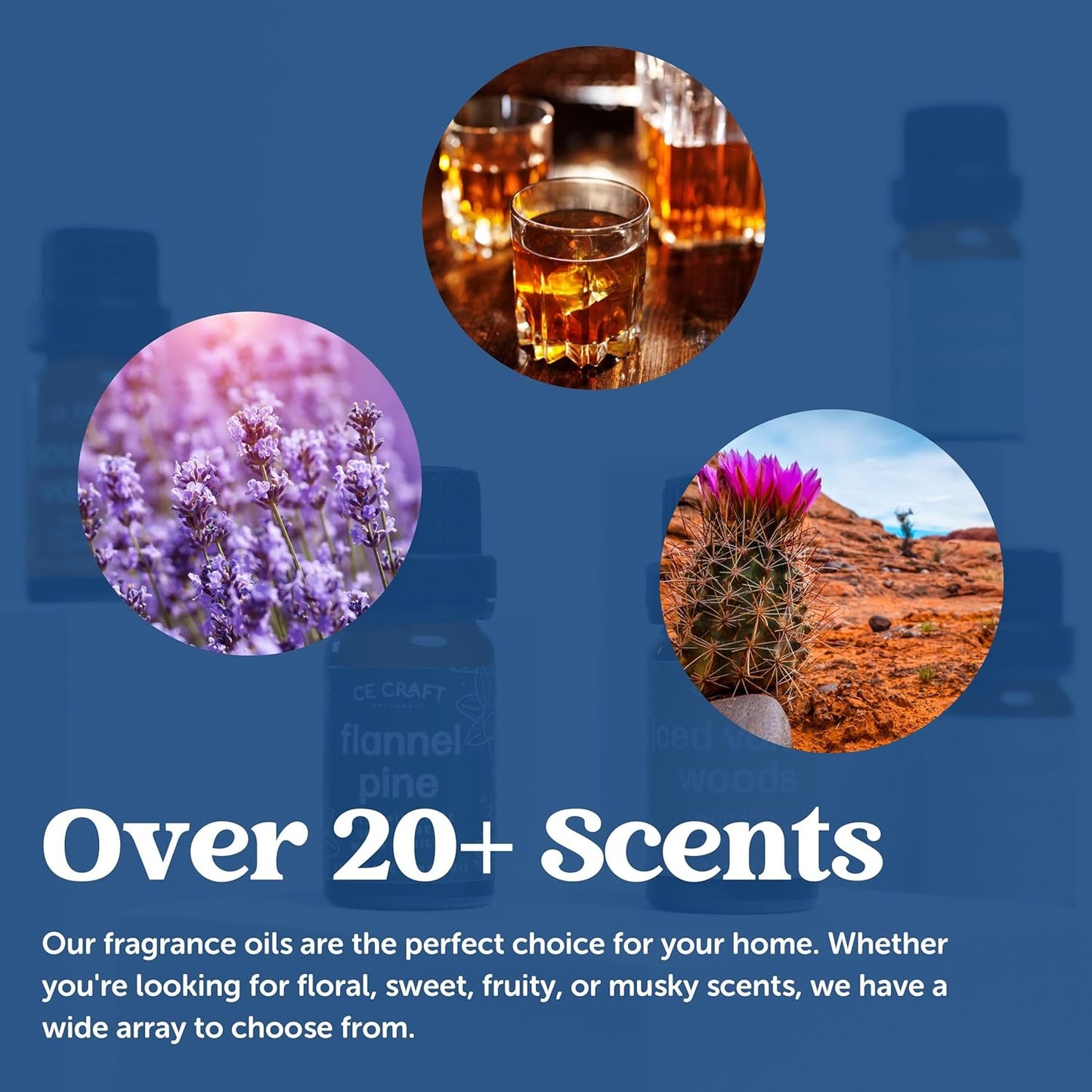 CANDECraftCo Premium Fragrance Oil – Diffuser Oils Fragrances Scented for Home, Candle Soap Making Supplies, Aromatherapy Blends for House (0.34 Fl Oz) (2-Pack, Forbidden Cherry)