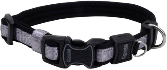 Coastal Pet - Coastal - Inspire Enhanced Core - Adjustable Collar, Grey, 1" x 18"-26"