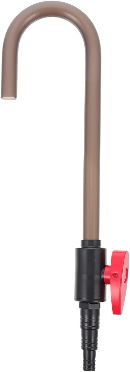 VILLCASE Hanging Type Aquarium Water Changer with Hook Fish Tank Water Supply Tool 14.56In Easy Installation for Aquarium Maintenance and Replacement