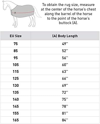 HORZE Nevada Heavy Weight 1200D Waterproof Horse Winter Turnout Blanket (400g Fill) - Black - 72 in