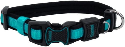 Coastal Pet - Coastal - Inspire Enhanced Core - Adjustable Collar, Aqua, 5/8" x 10"-14"