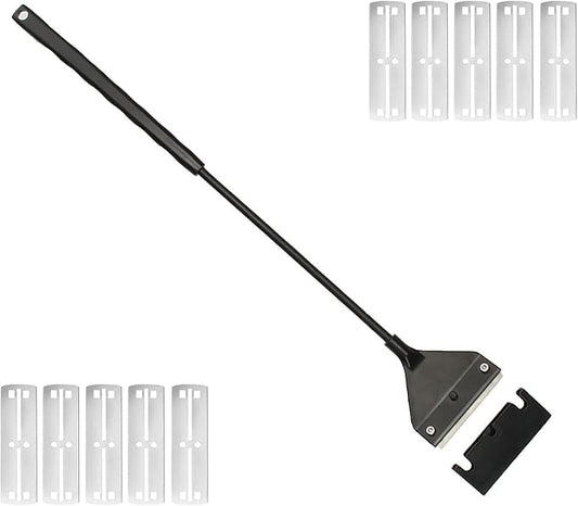 Algae Scraper for Glass Aquarium,Aquarium Razor Scraper with 10 Replaceable Blades,Aquarium Cleaning Tools.