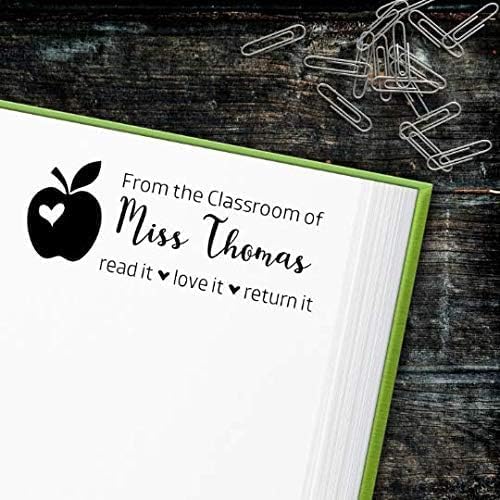 Custom Self Inking Stamps | 49 Designs | Fun Phrases | Grading, Classroom, Book Stamps (from The Classroom of Apple, Xtra Wide)