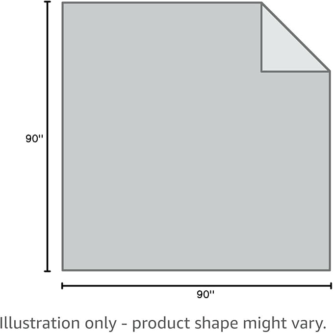 SOCHOW Flannel Fleece Blanket Queen Size, All Season Lightweight Super Soft Cozy Blanket for Bed or Couch, Grey, 90x90 inches
