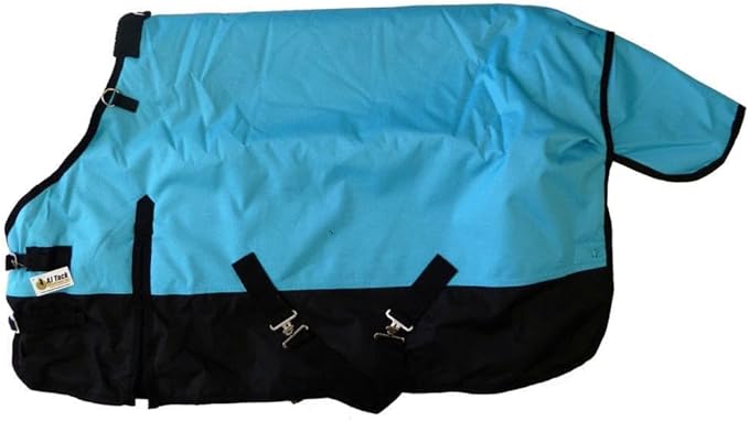 AJ Tack 1200D Waterproof Winter Pony Blanket - 300g Heavyweight Turnout with Fleece Collar, Shoulder Gussets & Tail Flap - Camouflage 50"