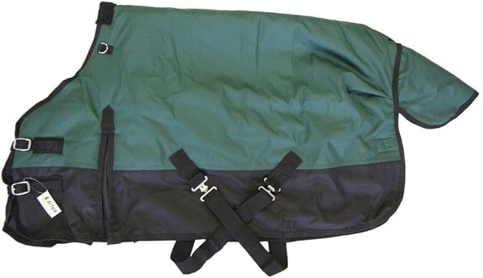 AJ Tack 1200D Waterproof Winter Pony Blanket - 300g Heavyweight Turnout with Fleece Collar, Shoulder Gussets & Tail Flap - Camouflage 58"