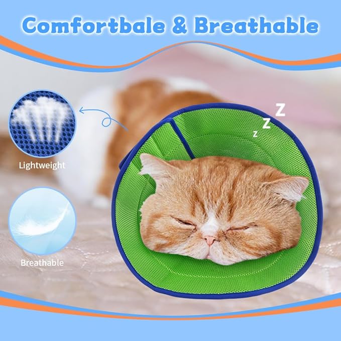 XXS Soft Dog Cone Collar Alternative to Stop Licking, Comfy E Cones for Small Dogs After Surgery, Comfortable Elizabethan Recovery Head Ecollars of Shame, XL Pet Neuter Neck Collars Anti Licking