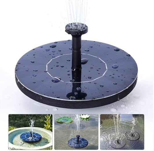 Solar Fountain for Bird Bath, Solar Powered Fountain Pump 1.5W Solar Water Fountain Floating Birdbath Water Pumps for Garden, Patio, Pond and Pool
