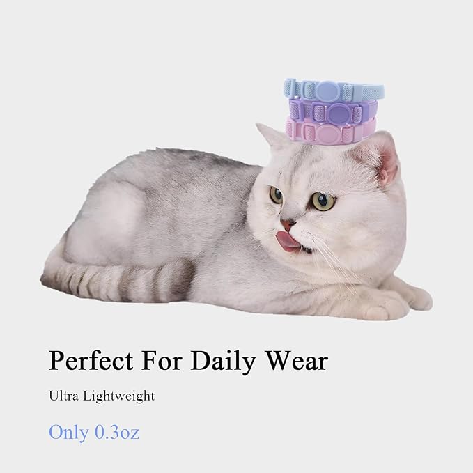 Breakaway Cat Collar with Bell, Safety Buckle Kitten Collar, Elastic Strech Quick Release, Adjustable Lightweight Collars for Girl Boy Cats, Pet Supplies, Accessories, Gifts Red