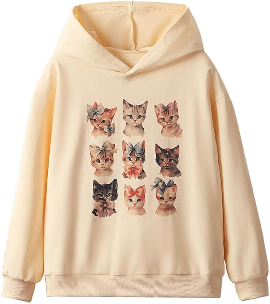 WELAKEN Sweatshirts for Girls Toddler & Kids II Little Girl's Pullover Tops Sweaters & Hoodies