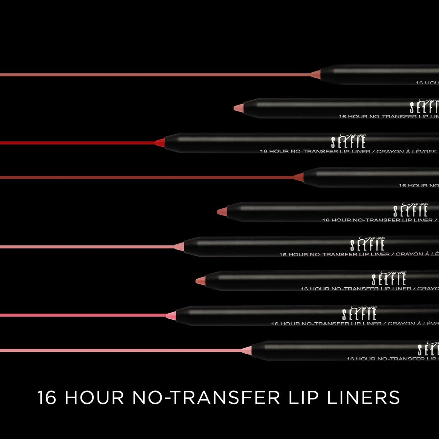 GA-DE Selfie 16 Hours Lip Liner, 850 - Long-Lasting, Transfer-Resistant Lip Liner Pencil - Lightweight, Creamy Soft Texture, High-Pigmented - 0.02 oz