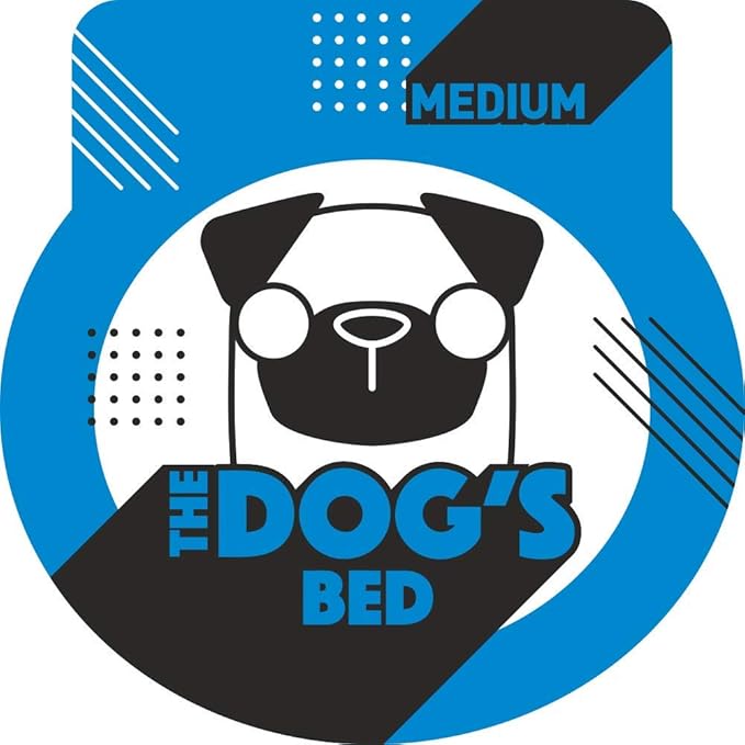 The Dog’s Bed, Orthopedic Standard Foam Waterproof Dog Bed with Standard Support, Medium Grey with Black Trim, Waterproof, Supportive Dog Bed with Replaceable Covers, Veterinary Approved