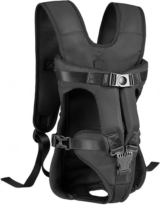 Dog Backpack Carrier, Legs-Out Front Carrier for Small Medium Dogs, Adjustable Breathable Front Carrier for Hiking, Cycling, Travel