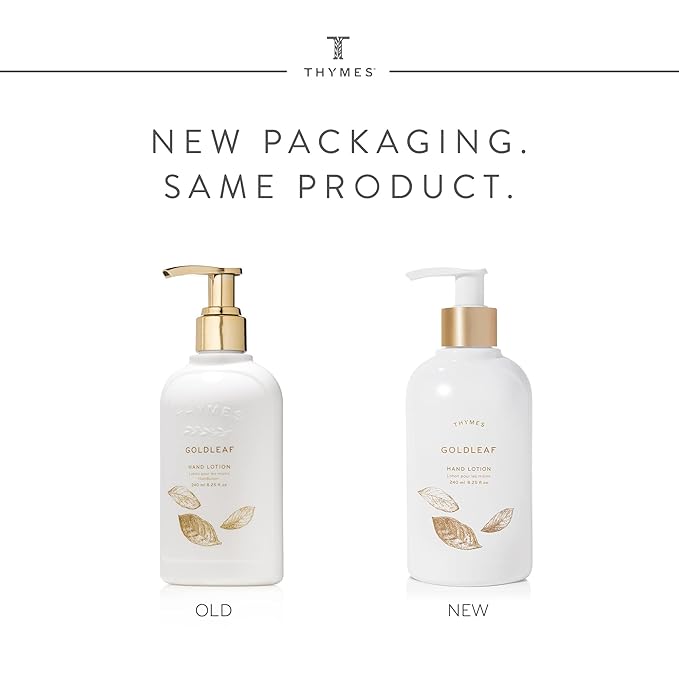 Thymes Hand Lotion Gold Pump - 8.25 Fl Oz - Goldleaf