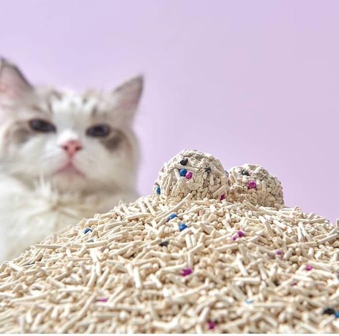 Mixed Tofu Cat Litter, Heavy Duty Flushable Kitty Litter, 5.5Lb/88Oz Original 12 Pack