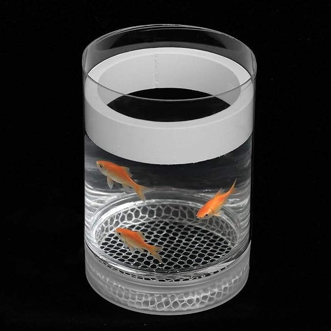 Breeder Box for Fish Tank, Acrylic Aquarium Divider Breeding Box, Floating Mesh Isolation Hatchery Incubator, Guppies Fishes Live Hatchery, Betta Fish Breeding Boxes, Baby Fishes Tank Separator