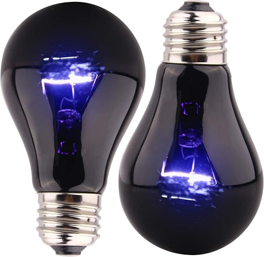 Reptile Heat Lamp - 60 Watt Reptile Night Heat Bulb Terrarium Moon-Like Light Bulb for Bearded Dragon Gecko Snake Turtle and Lizard