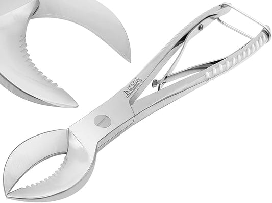 ARTMAN INSTRUMENTS Coral Cutters 7.5” Crescent Style Heavy Duty Stainless Steel Fragging Tool for Reef & Marine Aquariums, Precision Coral Trimmer for SPS & LPS Corals Medical Grade Stainless Steel