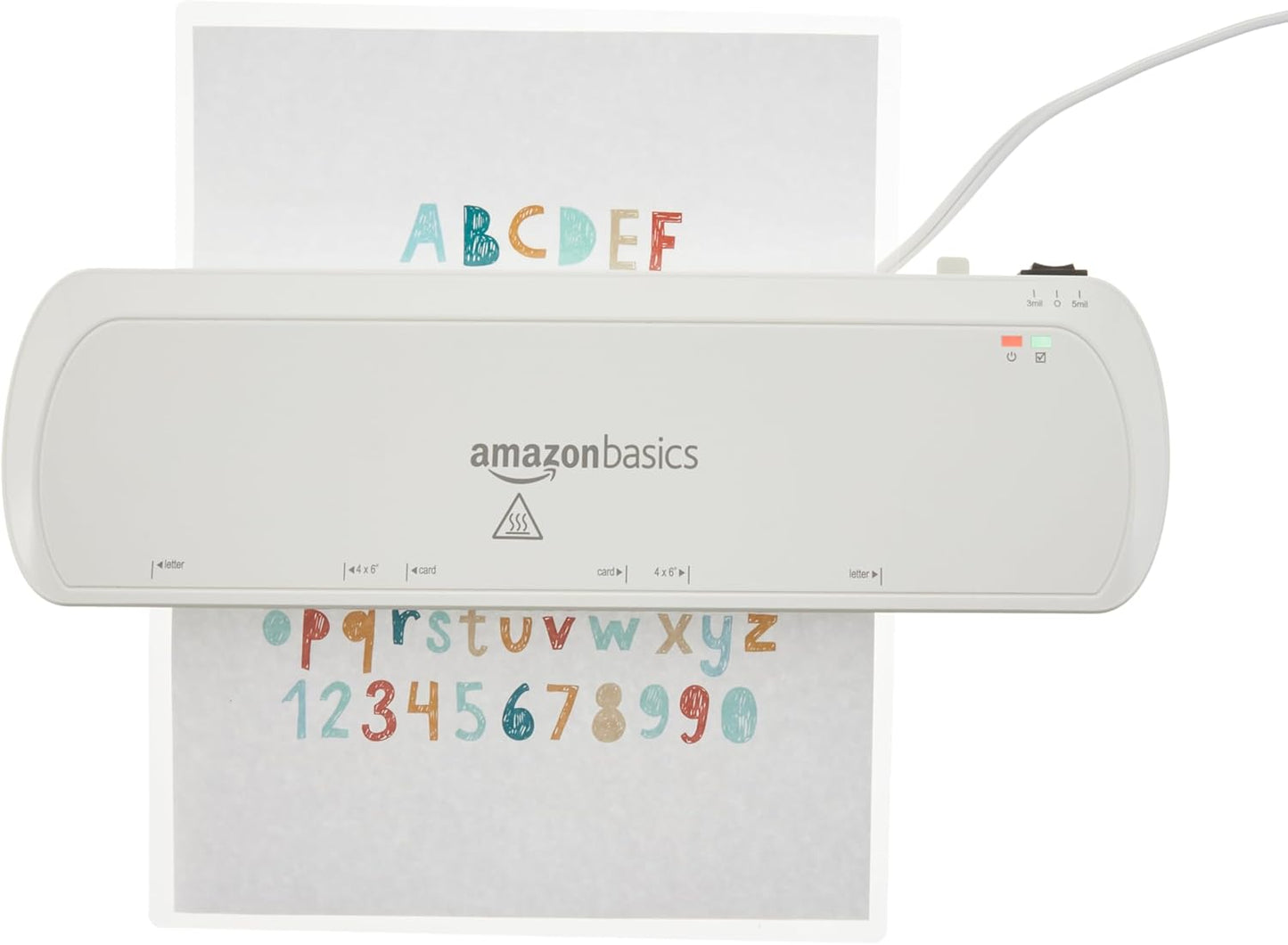 Amazon Basics Clear Thermal Laminating Plastic Paper Laminator Sheets, 3 mil, 11.5 x 9.0-Inch, 100-Pack