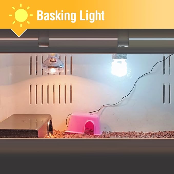 Leoterra 75W Heat Lamp 2PACK Heat Lamp Bulbs for Bearded Dragon, Lizard, Gecko, Frog,Snake,Chicken,Dog E26 Reptile Heat Lamp 75w Ideal for Reptile Terrarium