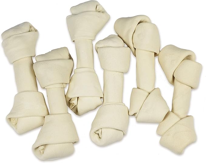 hotspot pets 20 Pack - 7 Inch USDA Certified Rawhide Dog Chews - from Grass Fed Brazilian Cows - Promotes Tooth Health and Good Behavior (20 Pack)