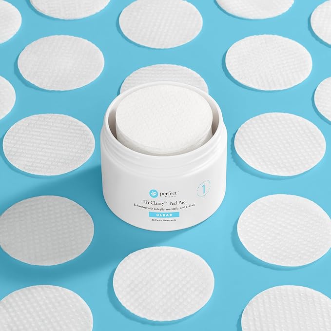 Tri-Clarity Peel Pads, Enhanced with Salicylic Acid, Mandelic Acid, Tea Tree Oil, Green Tea Extract (25% Strength Level)