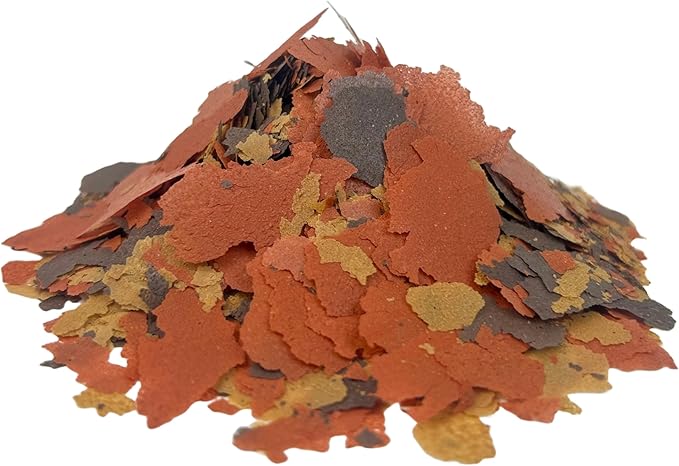 Aquatic Foods Inc. Flakes - 45% California Blackworm & Goldfish Flake Mix for Aquarium Goldfish, Koi Fish & Pond Goldfish, All Pond Fish - Premium AF Flakes - 2-lbs