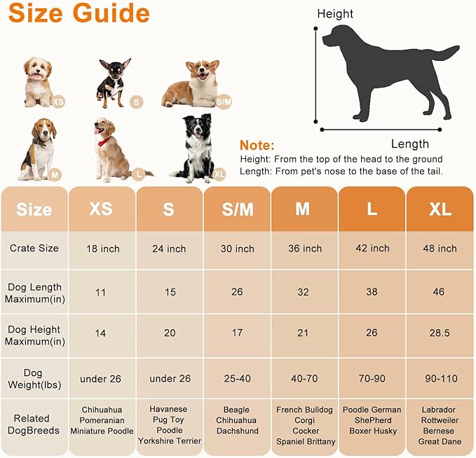FDW Large Dog Crate 42inch Dog Cage Foldable Metal Kennel with Leakproof Tray Foldable Design Indoor Outdoor Use for Large Dogs,Blue