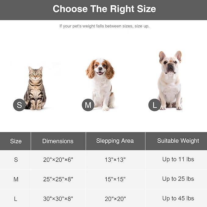 Love's cabin Round Donut Cat and Dog Cushion Bed, 25in Pet Bed for Small or Medium Dogs, Anti-Slip & Water-Resistant Bottom, Soft Durable Fabric Pet Beds, Washable Calming Cat Bed Solid Grey