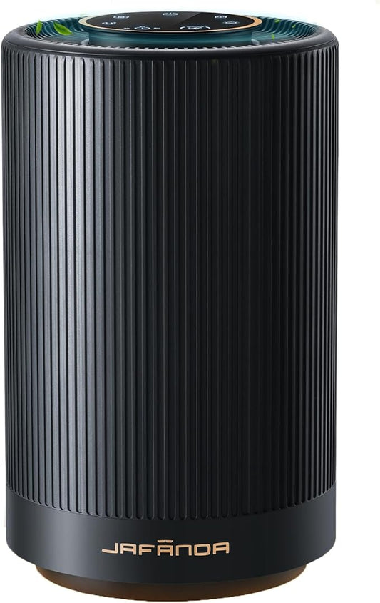 Jafanda Air Purifiers for Home Bedroom, True HEPA 13 Coverage 450 sqft, 22 dB Portable Air Cleaner, Effectively Remove Pollen Dust and Odor to Prevent Seasonal Air Diseases, Night Light