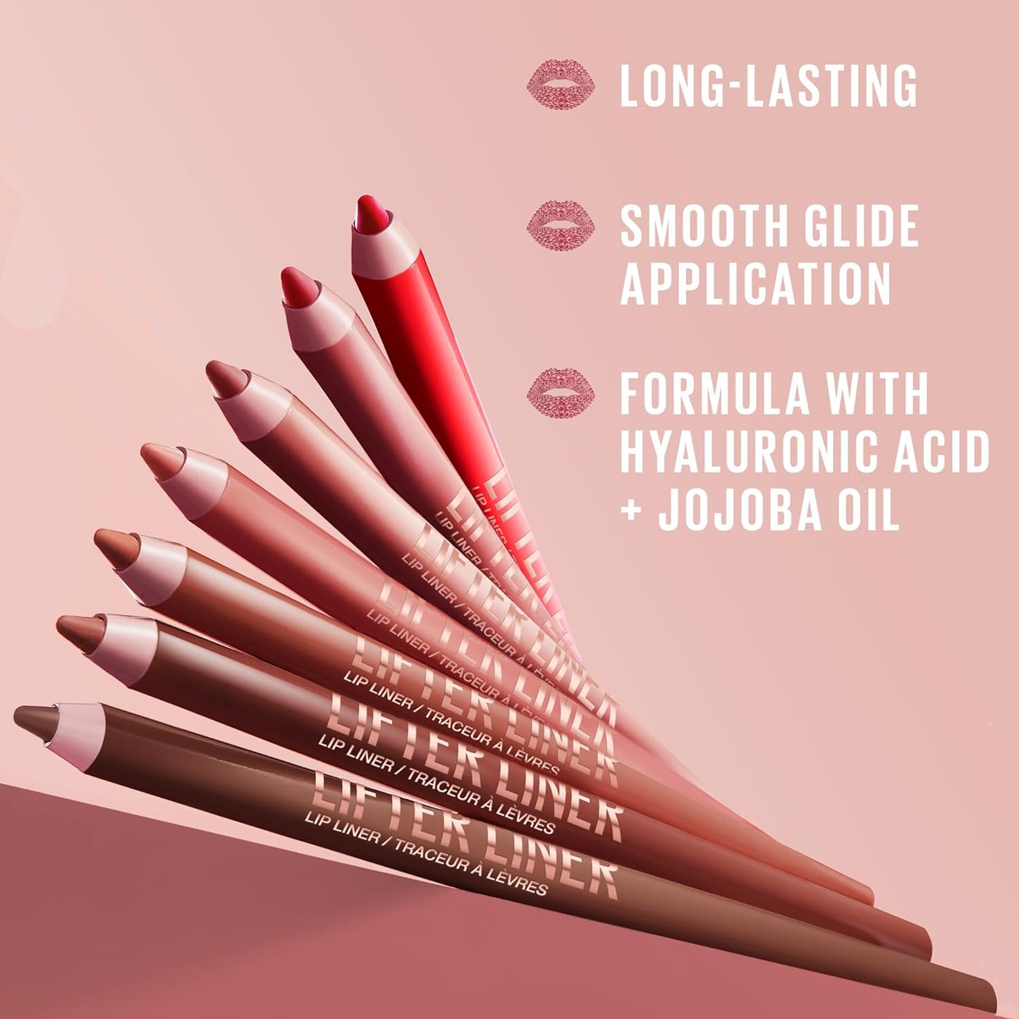MAYBELLINE Lifter Liner Lip Liner Pencil with Hyaluronic Acid, Player, 1 Count