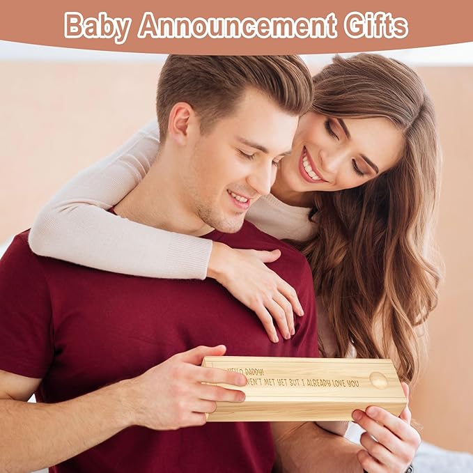 Pregnancy Announcement for Husband, Pregnancy Test Keepsake Box, Baby Announcement Reveal Gifts Ideas for Husband Grandparents Dad Aunt and Uncle