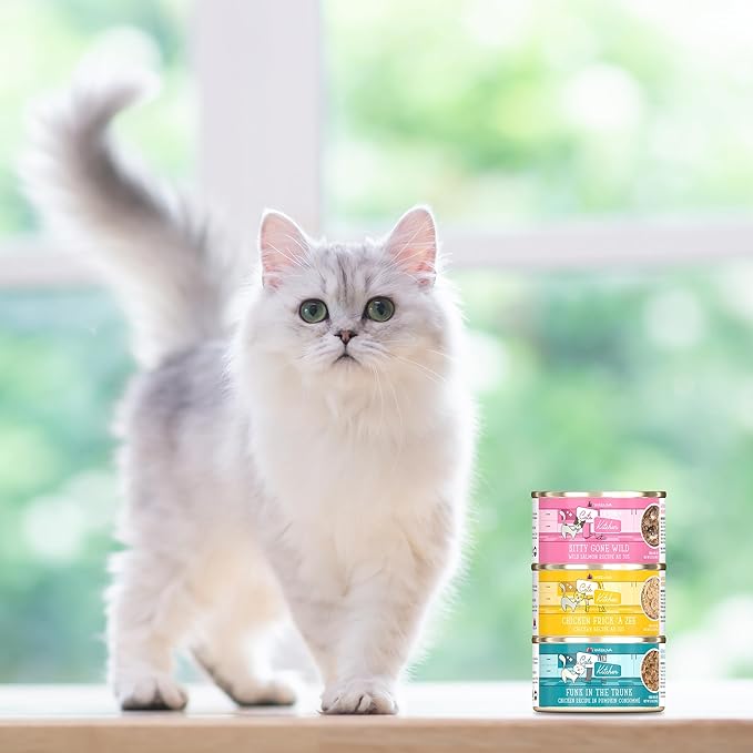 Weruva Cats in The Kitchen, Two Tu Tango with Sardine, Tuna & Turkey Au Jus Cat Food, 6oz Can (Pack of 24)