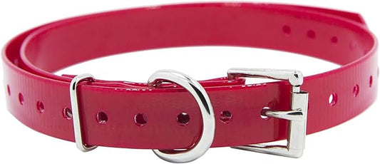 Universal 27 ½” X ¾” Replacement Band Strap for Dog Training Collar - Adjustable Waterproof TPU for Remote E-Collar, Static/Vibration Shock Trainer, Fits Most Bark Control & Obedience Devices