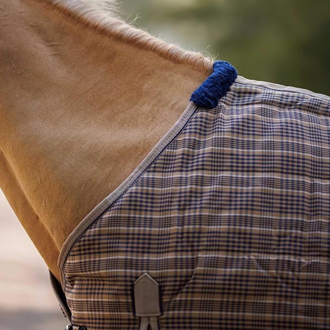 Country Pride Highland 1200D Lightweight Stable Blanket (62, Tan Plaid)