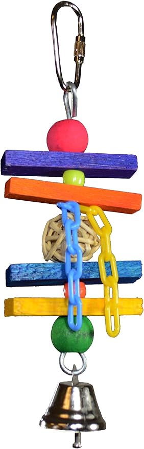 Super Bird Creations SB156 Balsa Munch Bird Toy, Small Bird Size, 6" x 2"
