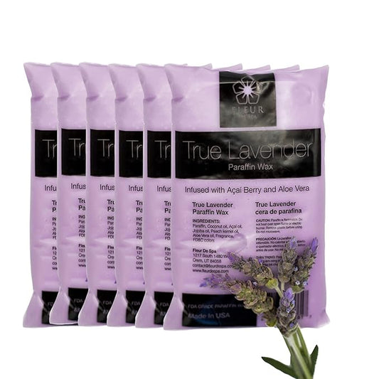 Premium Paraffin Wax Refills - Made in USA - Enhanced and Rich Oil Infusion of Coconut and Jojobo for Luxurious Spa and Home Use on Hands and Feet