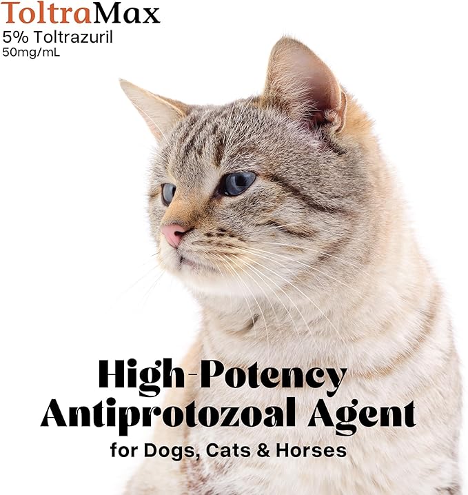Toltrazuril 5.0% for Horses, Dogs, Cats, 500mL/16.9 Ounce, for Non-Food Chain Animals, Alfalfa