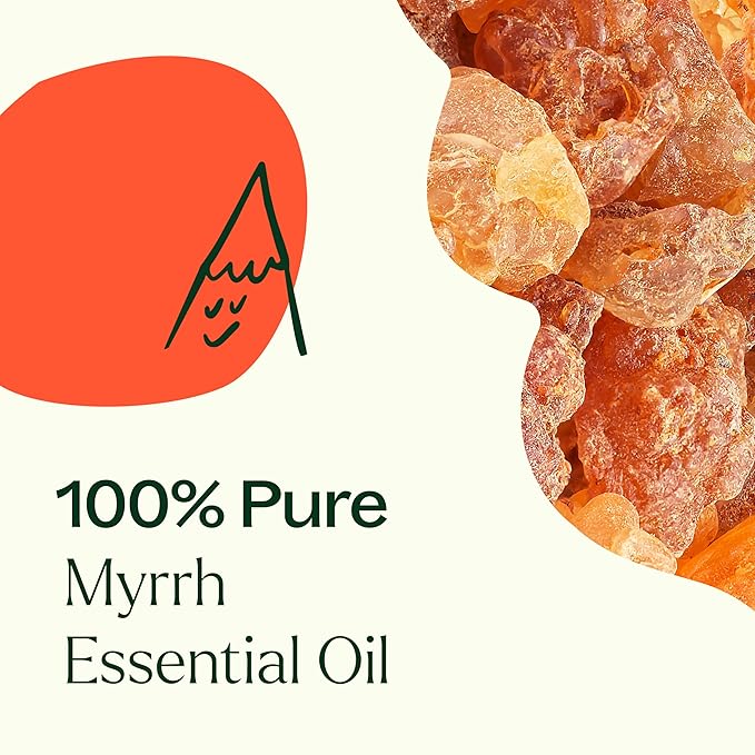 Plant Therapy Myrrh Essential Oil 100% Pure, Undiluted, Natural Aromatherapy, Therapeutic Grade 5 mL (1/6 oz)