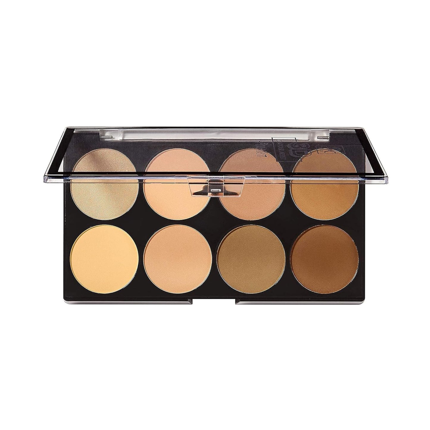 Ruby Kisses Flawless Finish with 3D Contour Powder Makeup Palette - Multiple Contouring Options, Easy Blending, Long-lasting formula, Sculpt &Highlighting, Professional finish (Medium Dark)