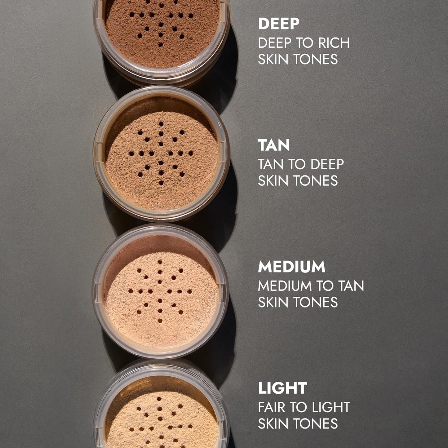 COVER FX Perfect Setting Powder - Shade Deep - Loose Makeup Finishing Powder - Mattify Skin and Lock in Makeup - Blurs Fine Lines - Full Size