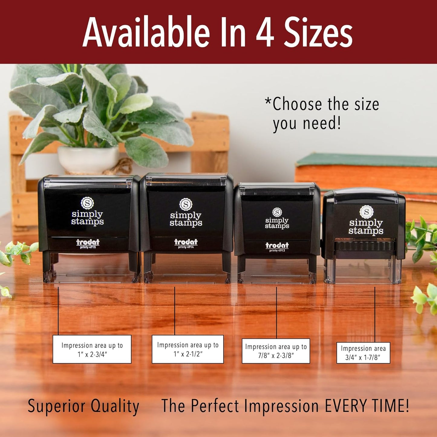 Scanned Office Stamp | 4 Different Sizes | 20 Designs | Multiple Color Options | Perfect for Quick Validation of Office Documents (Scanned, Xtra Large)