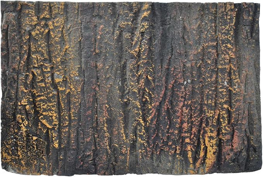 PINVNBY Reptile Terrarium Cork Background,17.72x11.02 Inches 3D Bearded Dragon Tank Backgrounds Wall Reptile Stereo Backdrop Amphibian Habitat Climbing Board Decoration for Lizard Gecko Reptile Turtle