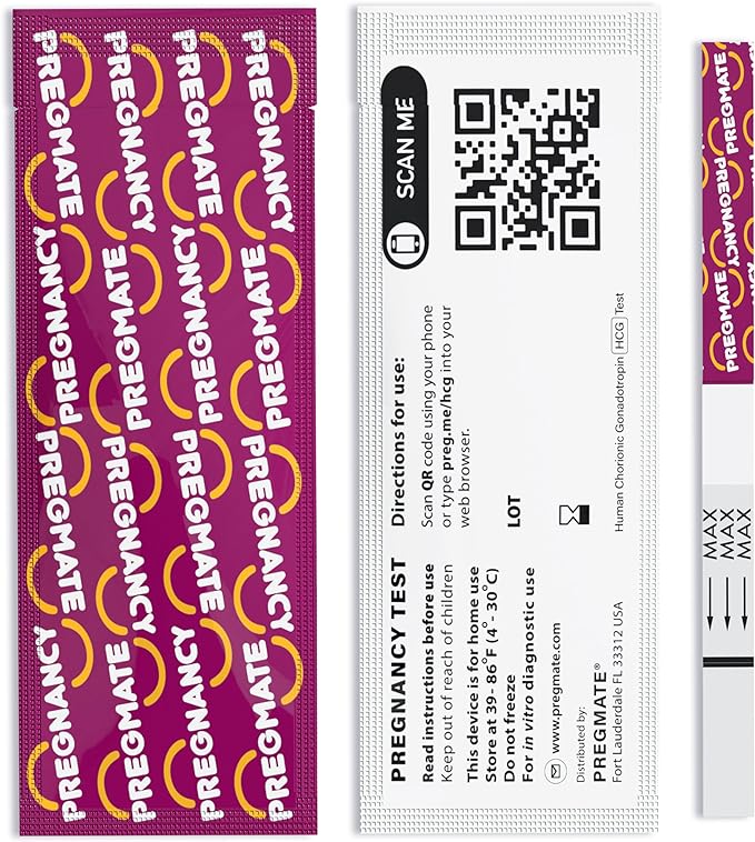Pregmate 50 Ovulation and 20 Pregnancy Test Strips