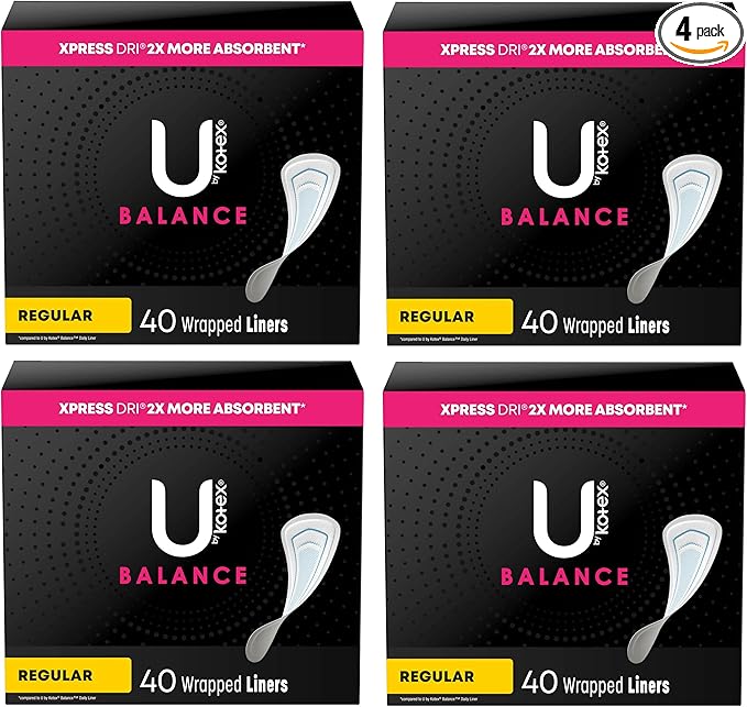 U by Kotex Curves Panty Liners Regular (Pack of 4)4