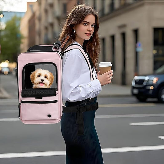 EliteField Deluxe Backpack Pet Carrier (3 Year Warranty, Airline Approved), Travel Soft-Sided Carrier Bag for Dogs, Cats & Small Pets