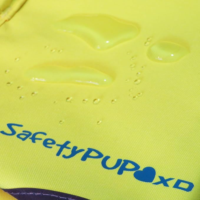 Dog Reflective Vest – Hi-Vis Fluorescent Visibility That Helps to Safeguard Your Pet On/Off Leash in Urban & Rural Areas (Yellow, X-Small)